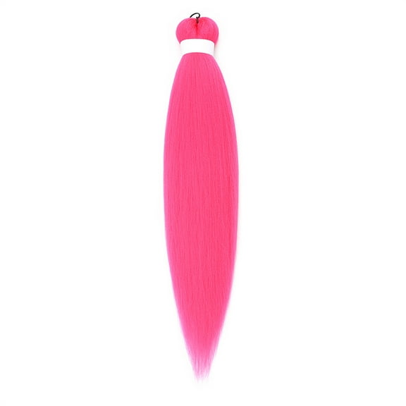 Wmkox8yii Long Braiding Hair Pre Stretched Synthetic Hair Extensions for Braids,Multicolored Hair Extensions for Stage Party Halloween Costume Cosplay