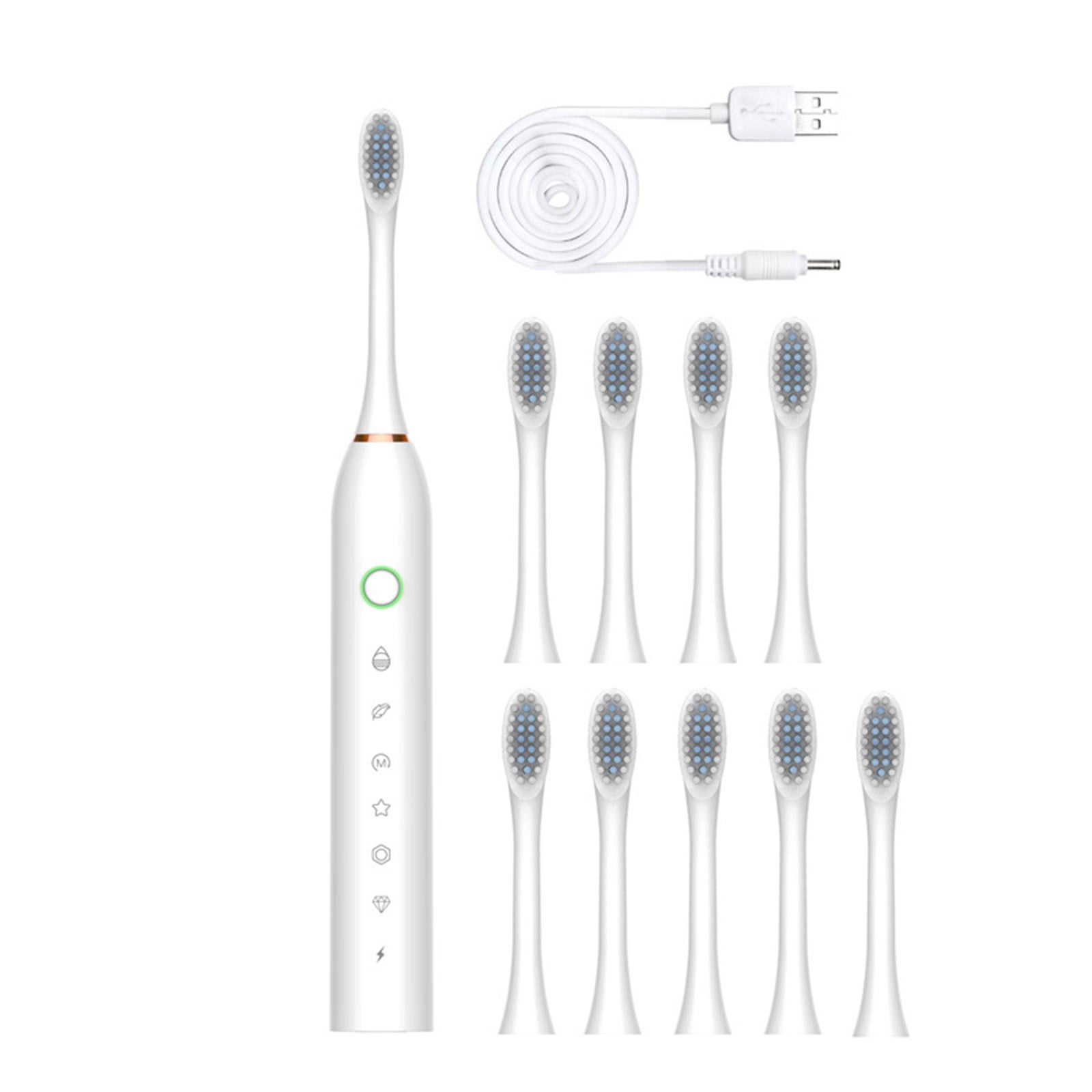 Wmkox8yii Rechargeable Electric Toothbrush for Adults with 10 Brush