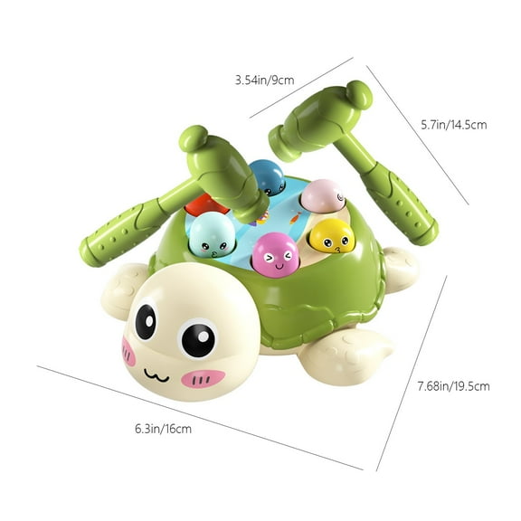 Wmkox8yii Whack A Mole Game Toys for Toddlers 1-3 Years,Cake Shape Whack Mole Hammering Pounding Toys,Baby Birthday Gifts,Boys Girls Kids Interactive Learning,Developmental Toys