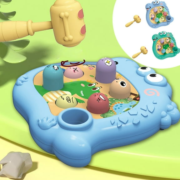 Wmkox8yii Whack A Mole Game Toys for Toddlers 1-3 Years,Cake Shape Whack Mole Hammering Pounding Toys,Baby Birthday Gifts,Boys Girls Kids Interactive Learning,Developmental Toys