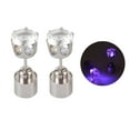 thumbnail image 1 of Wmool 1PAIR LED GLOW-IN-THE-DARK EARRINGS lighted round stud flash party holiday·, 1 of 9