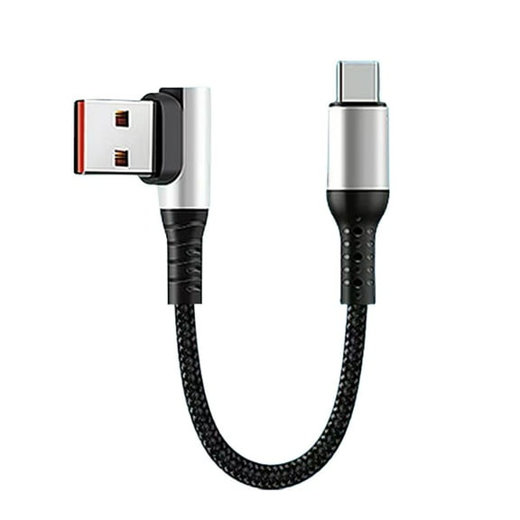 Wmool 25/50cm Short Charging Cable Elbow 90 Degr USB C Type C Micro Cables*