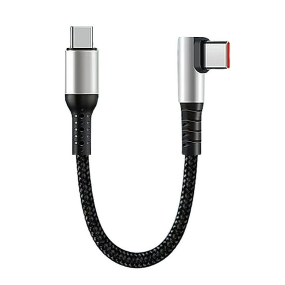 Wmool 25/50cm Short Charging Cable Elbow 90 Degr USB C Type C Micro Cables*