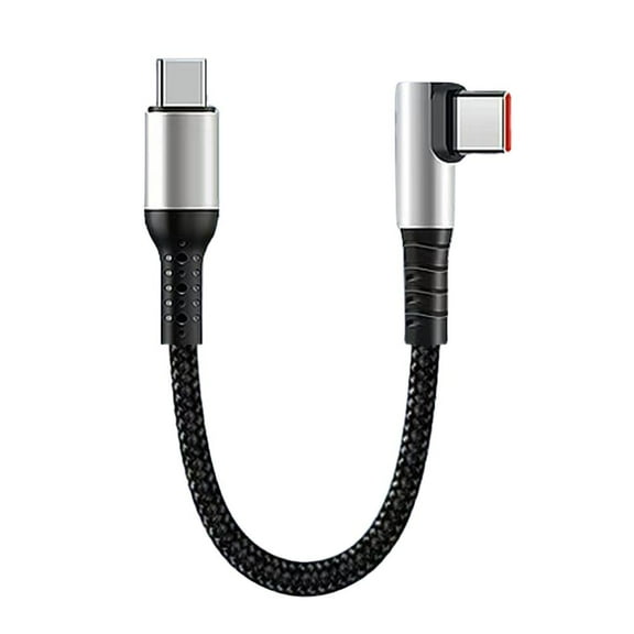 Wmool 25/50cm Short Charging Cable Elbow 90 Degr USB C Type C Micro Cables*