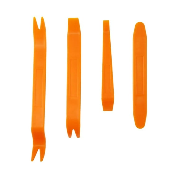 Wmool BEATIZ 4 Pcs Auto Trim Removal Tool Kit, No Scratch Plastic Pry Tool Kit - Interior Door Panel Clip Fastener Removal Set for Car Panel & Audio Dashboard Dismantle