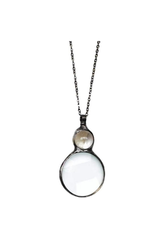 Decorative Monocle Necklace Magnifier Present Hanging Glass Magnifyin Hot J8