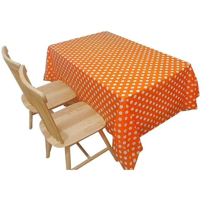Wmool Dot Disposable Rectangular Tablecloth PEVA Restaurant Tablecloth Hotel еκ O9K9~
