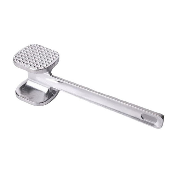 Wmool Double-Sided Loose Meat Hammer Food Hammer Stainless Steel Meat Hammer Steak Hammer Grill Hammer Steak Tool for Household Kitchen