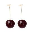 thumbnail image 1 of Wmool Fashion Sweet Simulation Fruit Earrings Ear Drop Stud Cute Jewelry A, 1 of 8