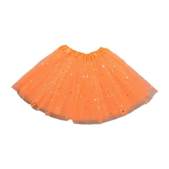 Wmool Glitter Children's Mesh Skirt Girls' Dance Performance Skirt Bo T3 Skirt