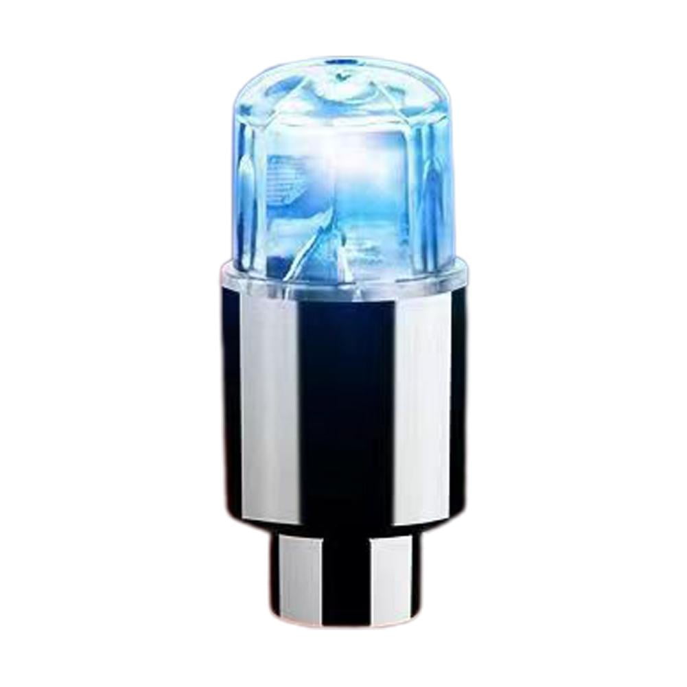 Led Bike Wheel Lights Sell Universal 4 Pcs Blue LED Autos Wheel Tyre Tire Air Valve Stem Cap LED Light Lamp In CN, China Bike Light For Wheels - Foto 8