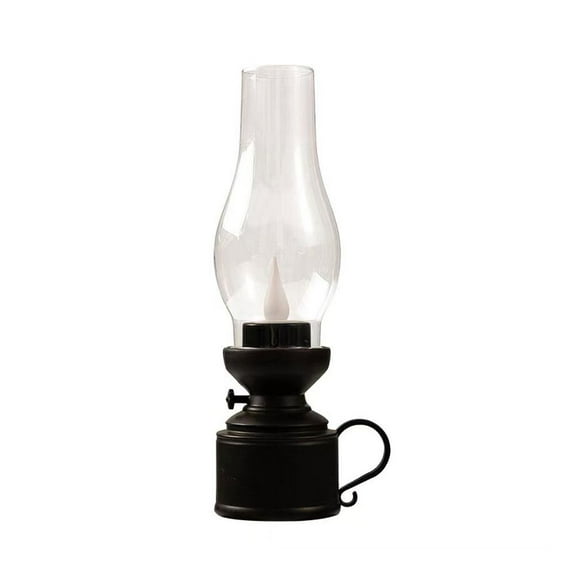 Wmool LED Oil Lamps Retro Kerosene Lamp Flameless Oil Lamp Swing-Candle'