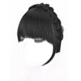 thumbnail image 1 of Wmool Natural Bangs Wig Headband Women Girls Fishbone Braid Forehead Hair Wigs/, 1 of 1