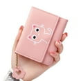 thumbnail image 1 of Wmool New Cartoon Cute Wallet Female Short Style Cat Girl Small Soil Ca❀, 1 of 9