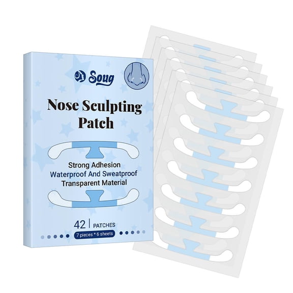 Wmool Nose Sticker, Shrink Nose Stick, Invisible Nose, Small Narrow & Thin Nose,