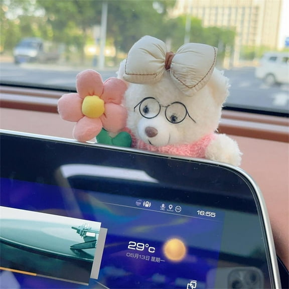Wmool P Bear Car Ornaments Car Dashboard Auto Interior Dections Sn Dec