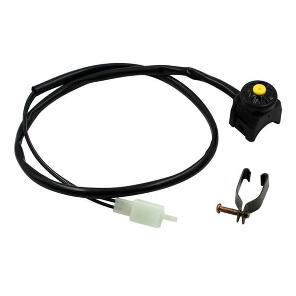 Wmool Universal Motorcycle Kill Switch Push Button Horn Starter Dirt Bike ATV UTV
