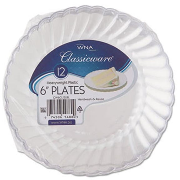 Wna RSCW61512 PLATE,RND,6IN,15/12,CLR