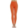 thumbnail image 1 of Wo-Fusoul High Waisted Leggings for Women Women's Stylish High-Waist Tight Yoga Leggings, Solid Color No Pocket High Waisted Leggings, 1 of 7