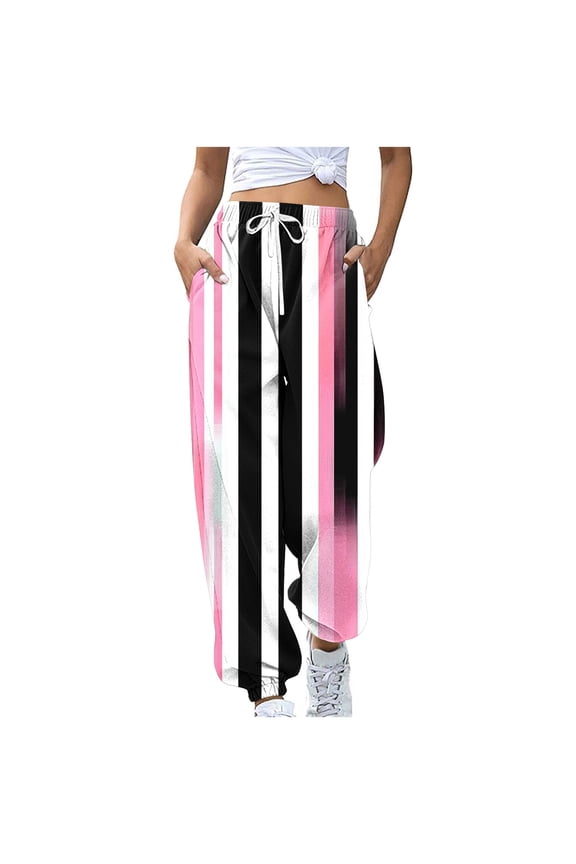 Women's Fashion Loose Joggers, Casual Sweatpants with Adjustable Drawstring and Cuffed Ankles, Soft Comfortable Pants for All Season Wear, Ideal for Daily, Outdoor, and Athletic Activities