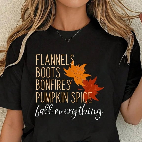 WoM1en Cotton hirt Fall Leaves Flannels B1Oo B1Onfires Pumpkin T-S1HI1ROmfort hirt WoM1en