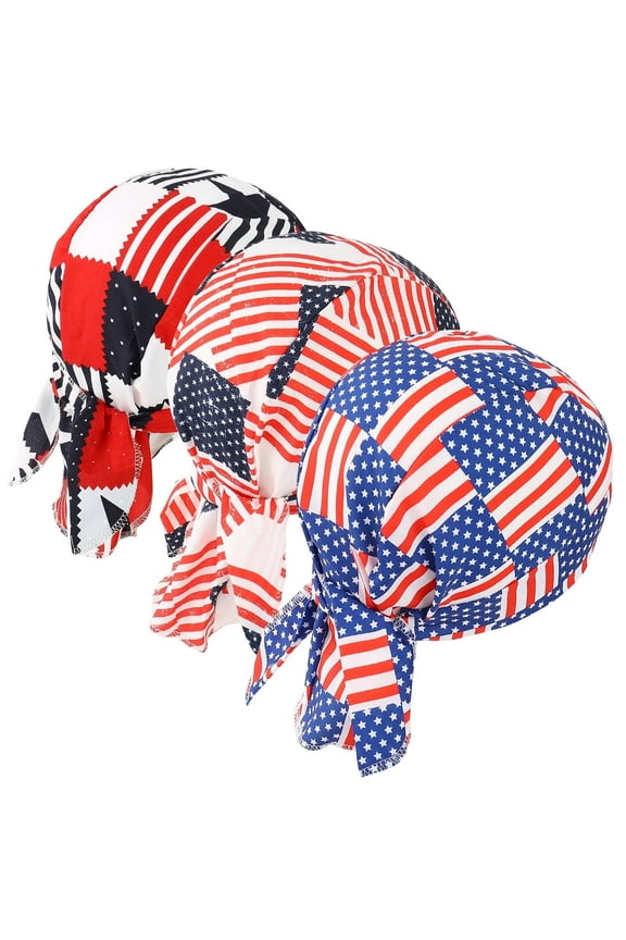 3 Pcs Do Rags Women Skull Cap Sweat Wicking Doo Rags Cooling Helmet Liner Cycling Motorcycle Bandana