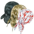 thumbnail image 1 of WoWstyle 3 Pcs Skull Caps for Men Sweat Wicking Doo Rags Helmet Liner Cycling Motorcycle Cycling Sports Hat Welding Caps, 1 of 7