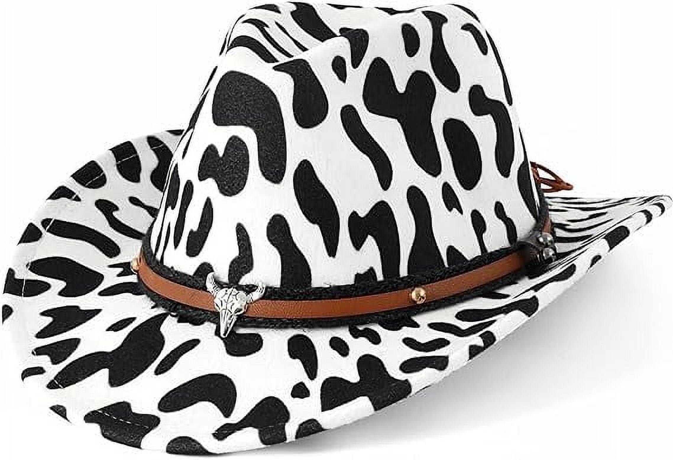 WoWstyle Unisex Western Cowboy Hat Faux Fur Felt Cowgirl Hats