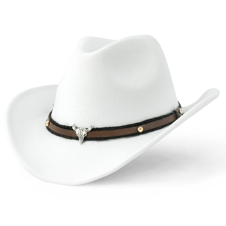 Adult's Brown Cowboy Hat with Hatband