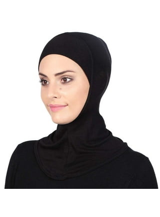 Lenmipot Women Under Hijab Cap Islamic Underscarf Turbans for Women Solid  Color Hijab Bonnet Caps Muslim Scarf Inner Cap, 2pcs, SetE at   Women's Clothing store