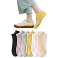 thumbnail image 1 of WoWstyle Womens Ankle Socks, Low Cut Cushioned No Show Athletic Size 4-8 Socks for Women, 6 Pairs, 1 of 9