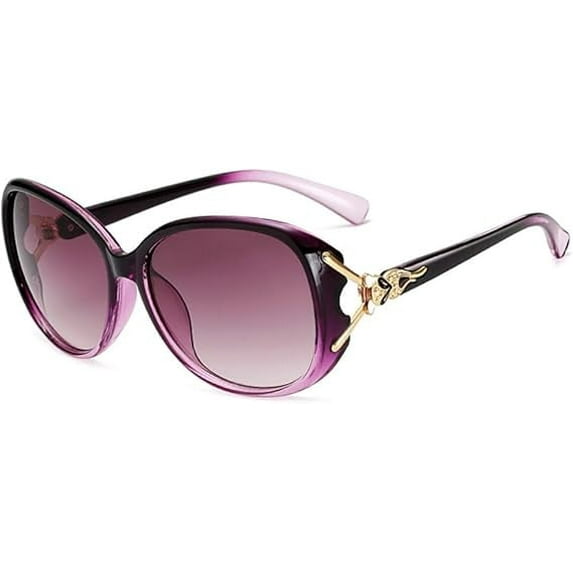 Woaeety Polarized Sunglasses for Women Fashion Ladies Shades Large Frame Trendy Stylish Sun Glasses UV Protection