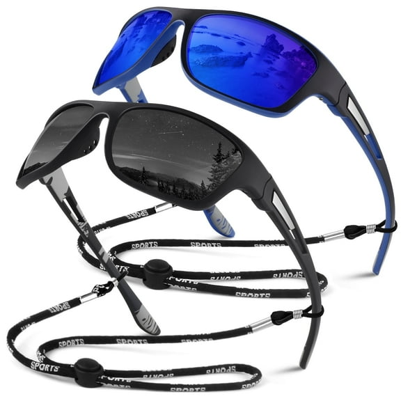 Woaeety Sports Polarized Sunglasses for Cycling Driving Fishing 100% UV Protection