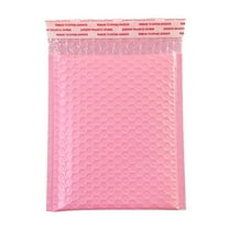 Woahu 10Pcs Bubble Mailers Padded Envelopes Lined Poly Mailer Self Seal Pink 10* Waterproof Bubble Express Delivery Bag