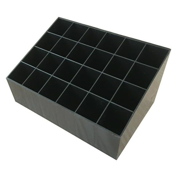 Woahu 24 Square Lipstick Rack Multicolour Lipstick Storage Box Display Rack Desktop 1X Storage Box