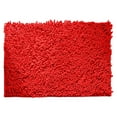 thumbnail image 1 of Woahu Bathroom Rugs Mat 24"X17",Non-Slip Bath Mat for Bathroom Floor & Bathtub,Washable Soft Shower Shag Bath Rugs, Fluffy Thick Water Absorbent Microfiber Shower Mat,Red, 1 of 9