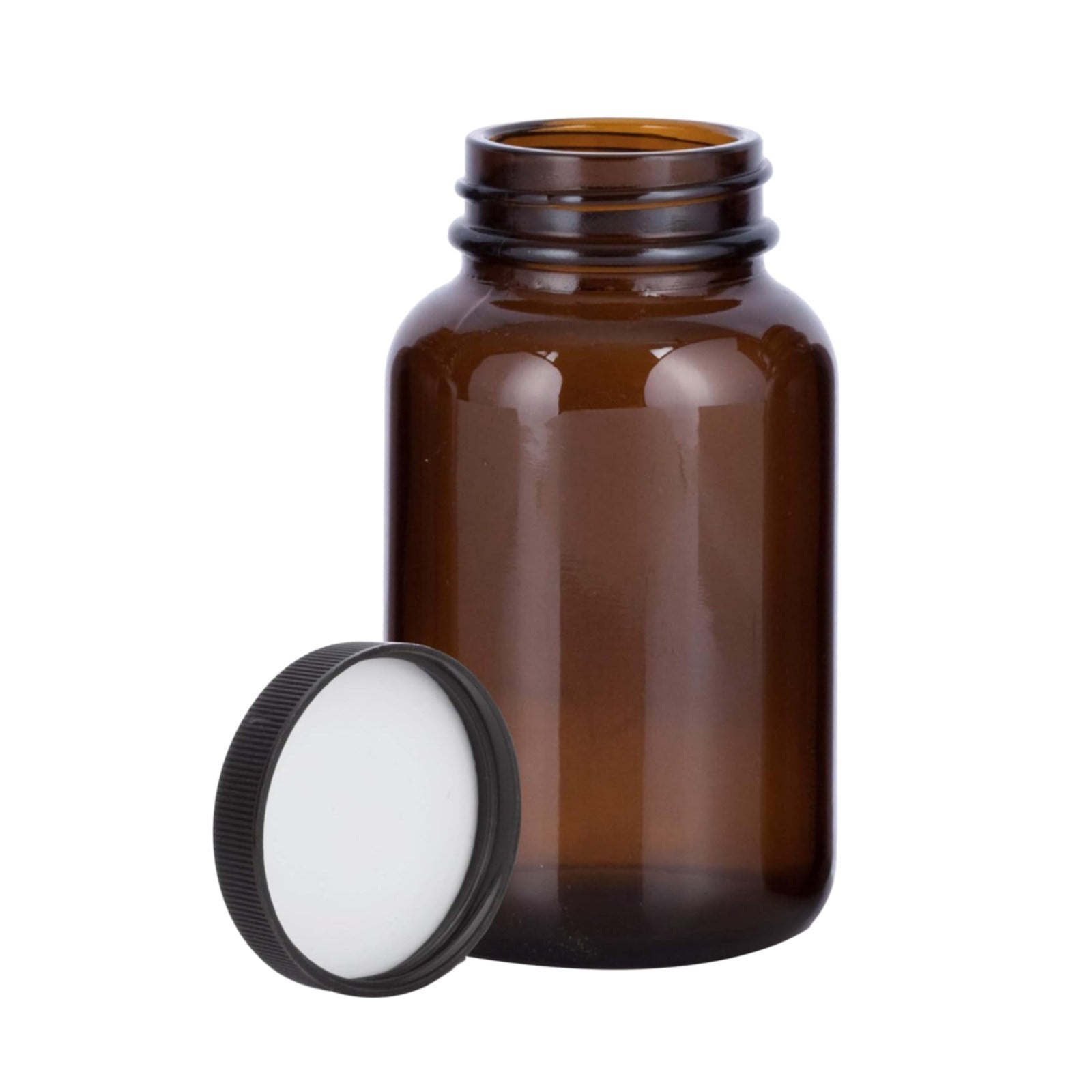 Woahu Dark Brown Wide Mouth Glass Bottle Lightproof Separate Bottling ...