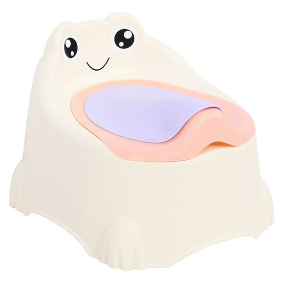 Woahu Potty Toilet Seat Travel Potty for Toddlers Toilet Potty with Removable Bowl Guard & Frog Expression Sticker Portable Toilet Potty for Kids Boys Girls Ages A Small Children'S Toilet Seat