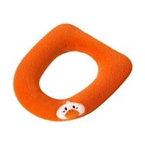 Woahu Soft Padded Toilet Seat Cover for Bathroomsstretchable Fibreseasy to Install Padded Covercomfortable and Washable Toilet Seat 1* Toilet Seat