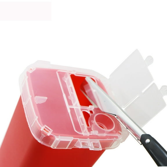Woahu Tattoo Needles Garbage Container Danger Waste Sharp Weapon Storage Barrel Fash 1X Discarded Blade Storage Box