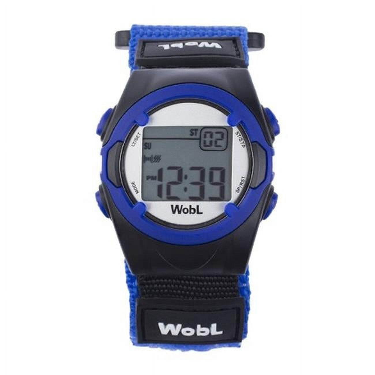 WOBL 188813000308 Vibrating Alarm Watch, Blue