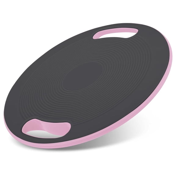 Wobble 15.5" Aerobic Step Platform Balance Board with Non-skid Tpr Bump Surface, 360 Rotation for Stability Training, Versatile Home Gym Exercise Workout Step Aerobics Platform