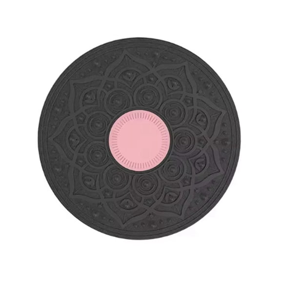 Wobble Balance Board Yoga Swing Balance Board Non-Slip Balance Exerciser for Core Training Body Exercise Black & Pink