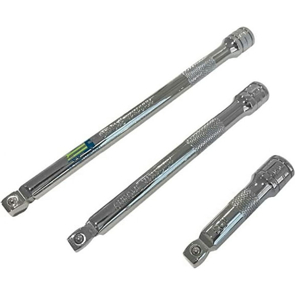 Wobble Drive Extension Bars (3-Piece Set) (1/4" Drive)