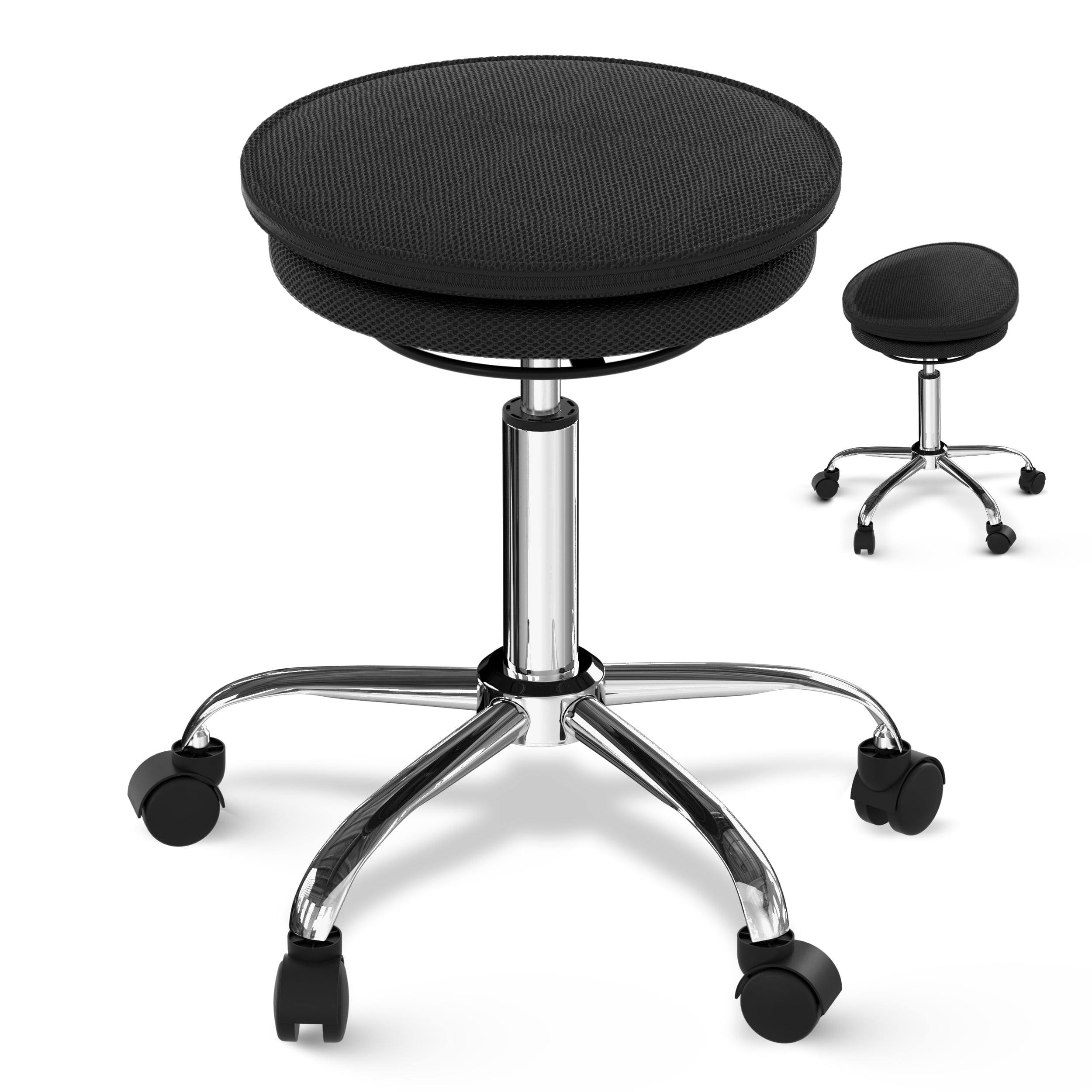 Wobble Stool Air balance ball chair on wheels alternative rolling stool with wheels flexible seating classroom stools standing desk stool yoga ball