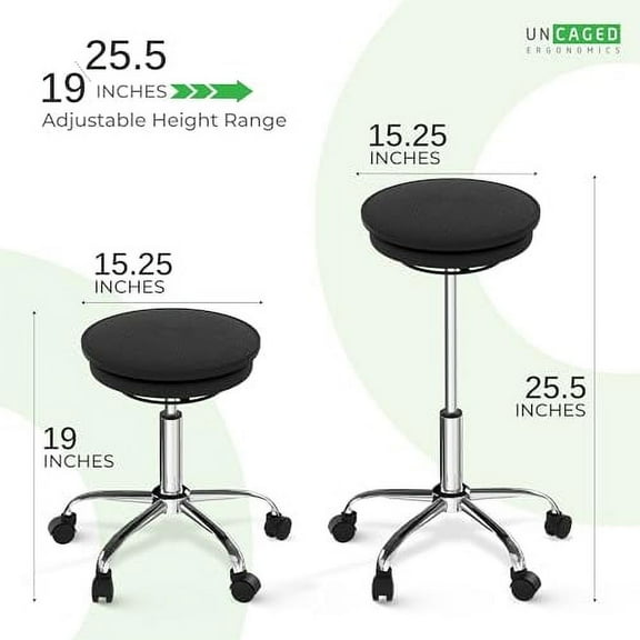 Wobble Stool Standing Desk Chair, Flexible Seating Adjustable Office Ergonomic Desk Stool Wobble Stool for Classroom Seating, Active ADHD Wobble Chair