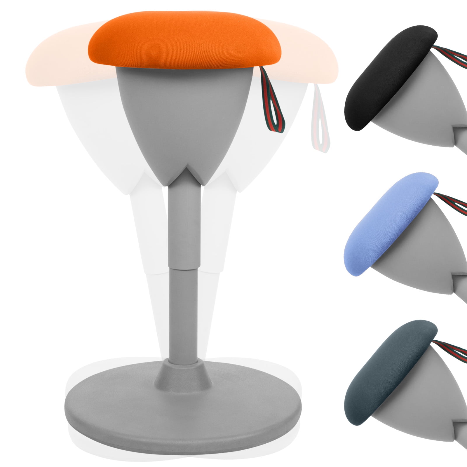 Wobble Stool Standing Desk Stool, Ergonomic Active Learning Stool, Height Adjustable, Swivel