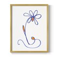thumbnail image 1 of Wobbly Blooms II Framed Print - Solid Wood in Single Picture Frame Solid Wood 2 Framed Print, 1 of 6