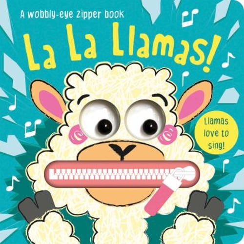 Pre-Owned Wobbly-Eye Zipper Books La La Llamas!, (Board Book)