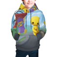 thumbnail image 1 of Wobbly Life Kids Pullover Hoodies 3d Print Hooded Sweatshirt With Packet For Boys Girls, 1 of 8